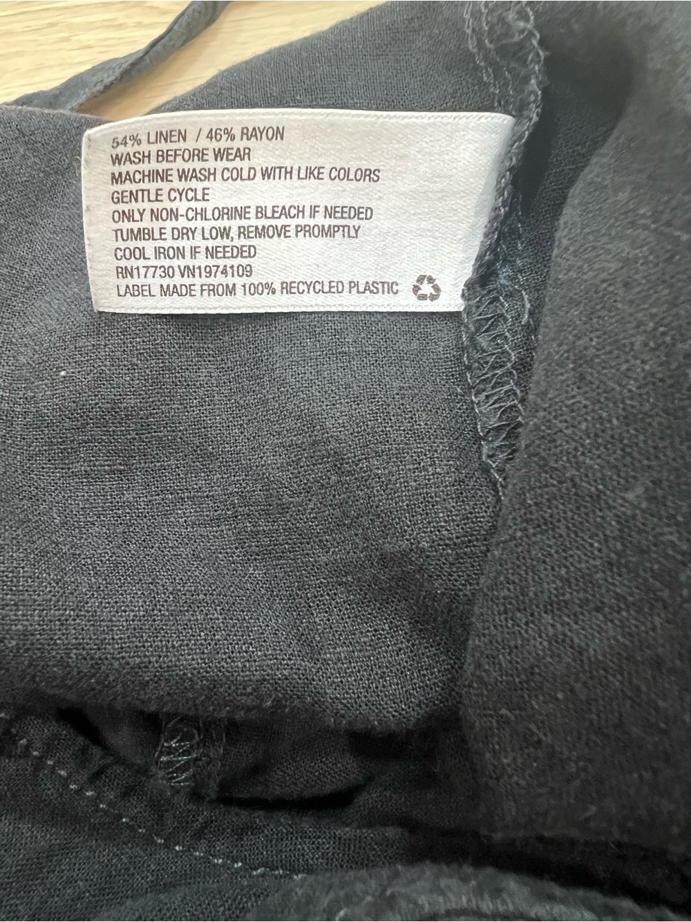 Universal Thread Black Linen Overalls - Picture 4 of 4